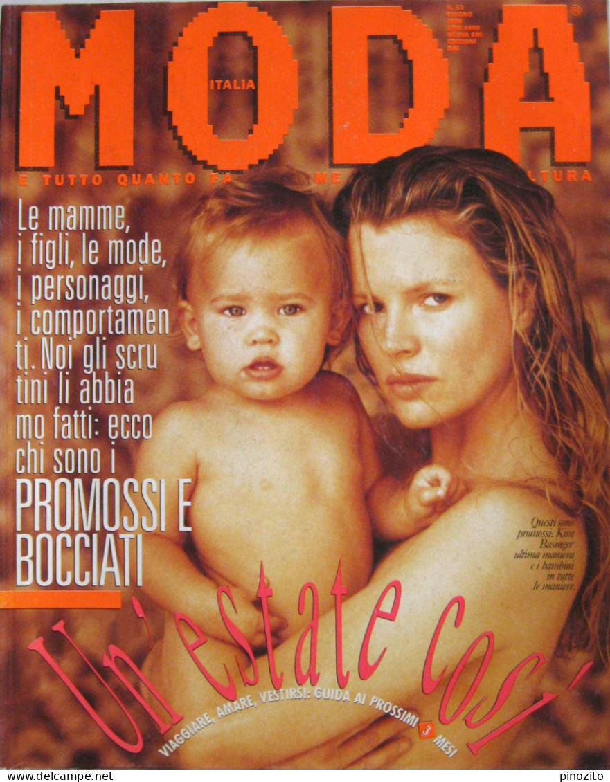 MODA 53 1988 Kim Basinger Tatiana Patitz Isabella Ferrari Stephanie Grimaldi Guesch Patti - Mode
