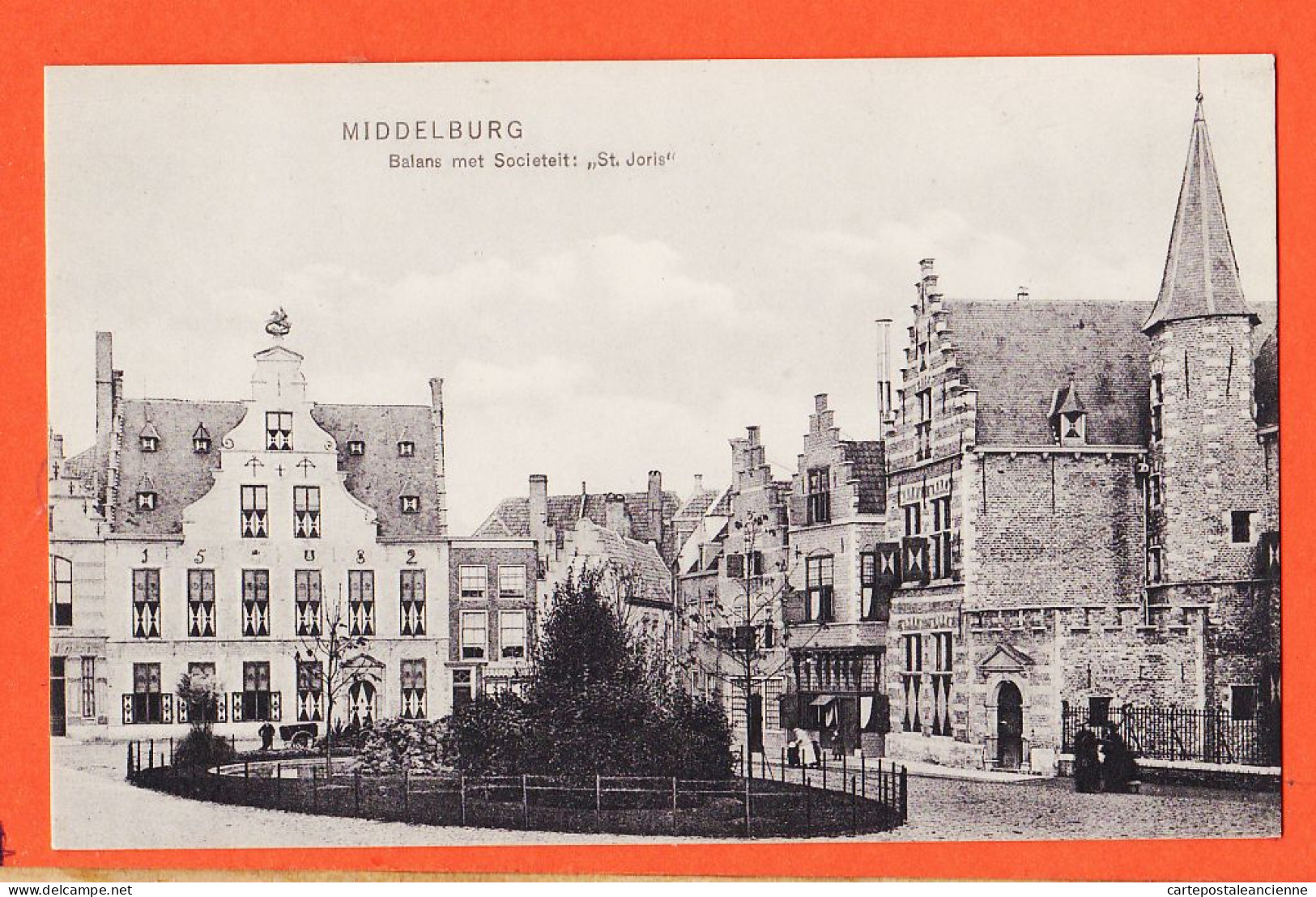 37595 / ⭐ MIDDELBURG Zeeland Balans Met Societeit St JORIS 1900s Uitg Gebrs. HILDERNISSE Nederland Pays-Bas Netherlands - Middelburg