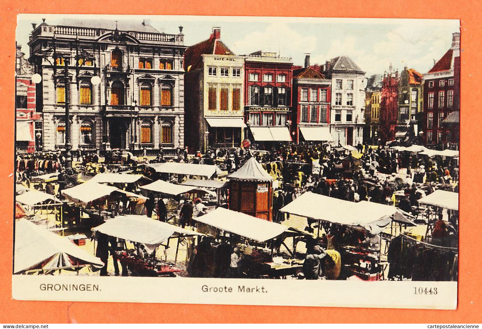 37565 / ⭐ ♥️ GRONINGEN Op De Markt 1910s Place Jour De Marché 1910s Uitg NAUTA Velsen 10443 Nederland Pays-Bas - Groningen