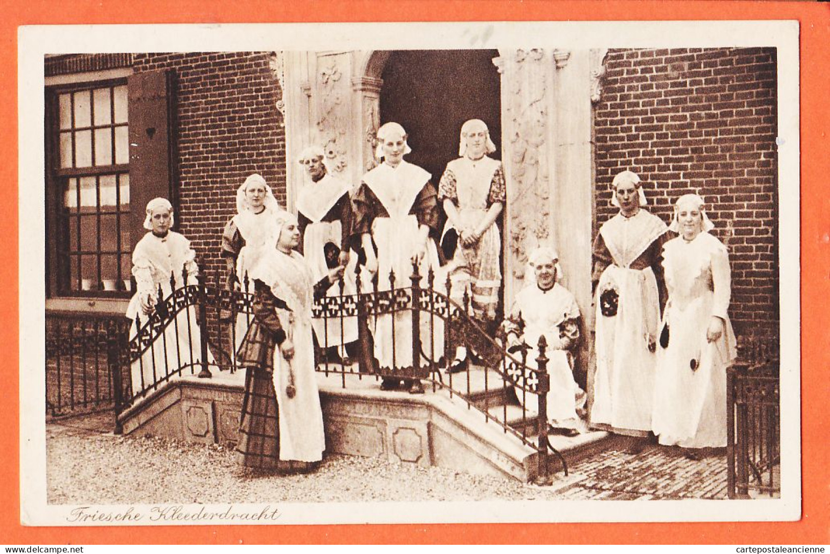 37559 / ⭐ ◉ LEEUWARDEN Friesland Friesche Kleederdracht (1) Costumes Frisons 1920s Van De VELDE 14 Nederland Pays-Bas - Leeuwarden
