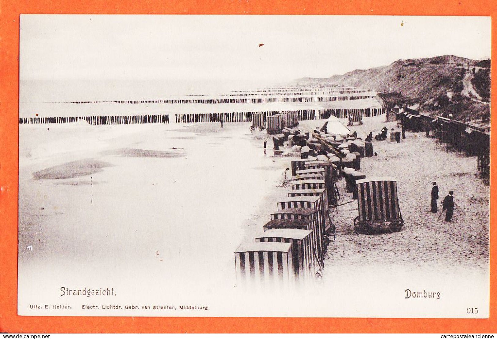 37589 / ⭐ ♥️ DOMBURG Zeeland  Strandtrailers Roulottes De Plage 1900s HELDER Van STRANTEN Middelburg - Domburg