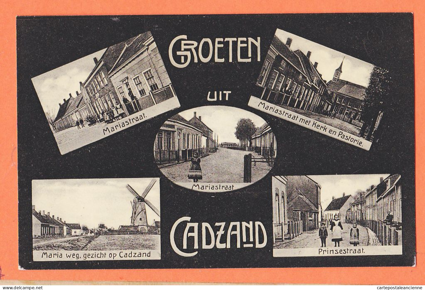 37570 / ⭐ ♥️ Groeten Uit CADZAND Zeeland Mariastraat Meerdere Weergaven 1908 à PICARD Blankenberghe - Cadzand