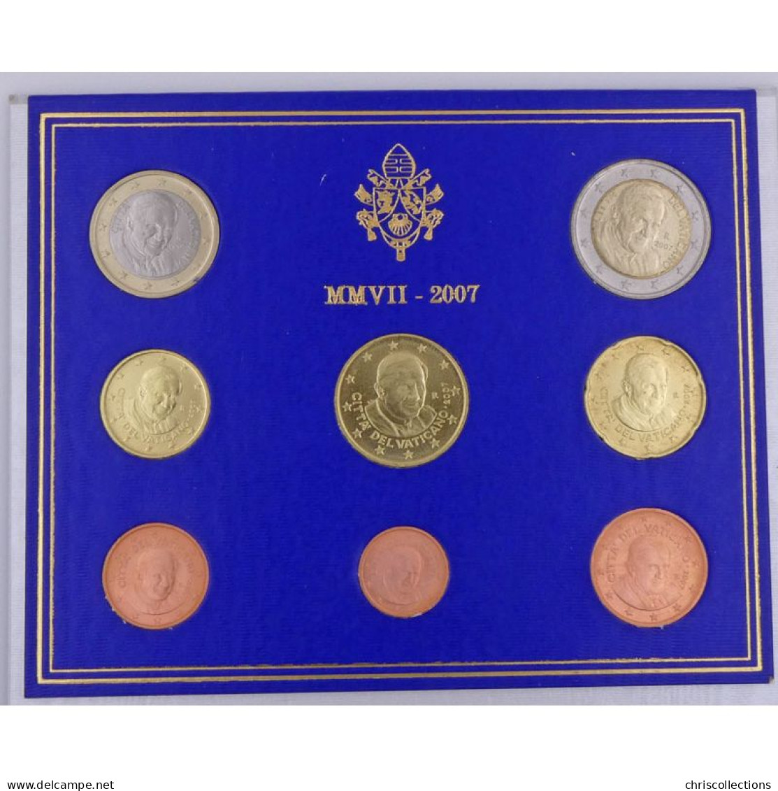  Euro , Vatican, Coffret Brillant Universel 2007 - Vatican