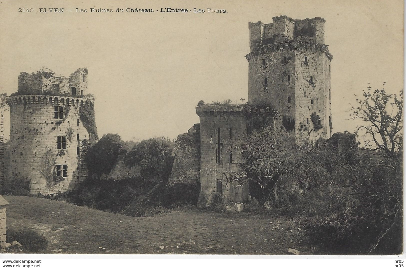 56 - ELVEN - Les Ruines Du Chateau - L'entree - Les Tours    ( Morbihan ) - Elven