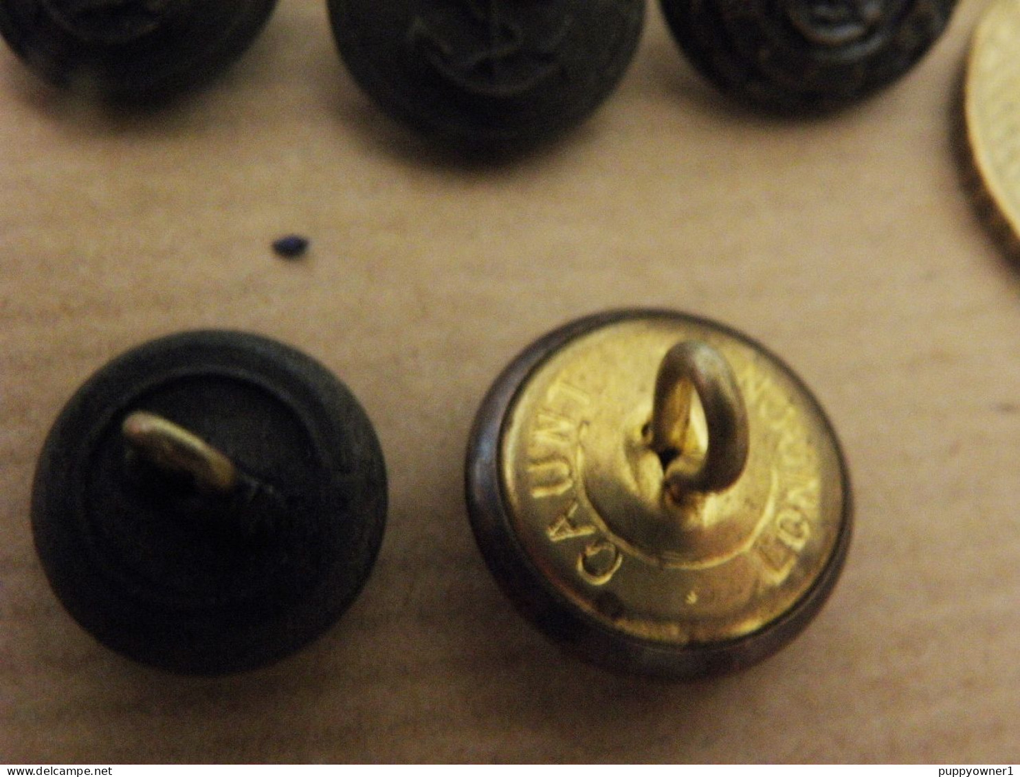 Vintage Boutons Marine Royale De L'armée Anglaise - Boutons