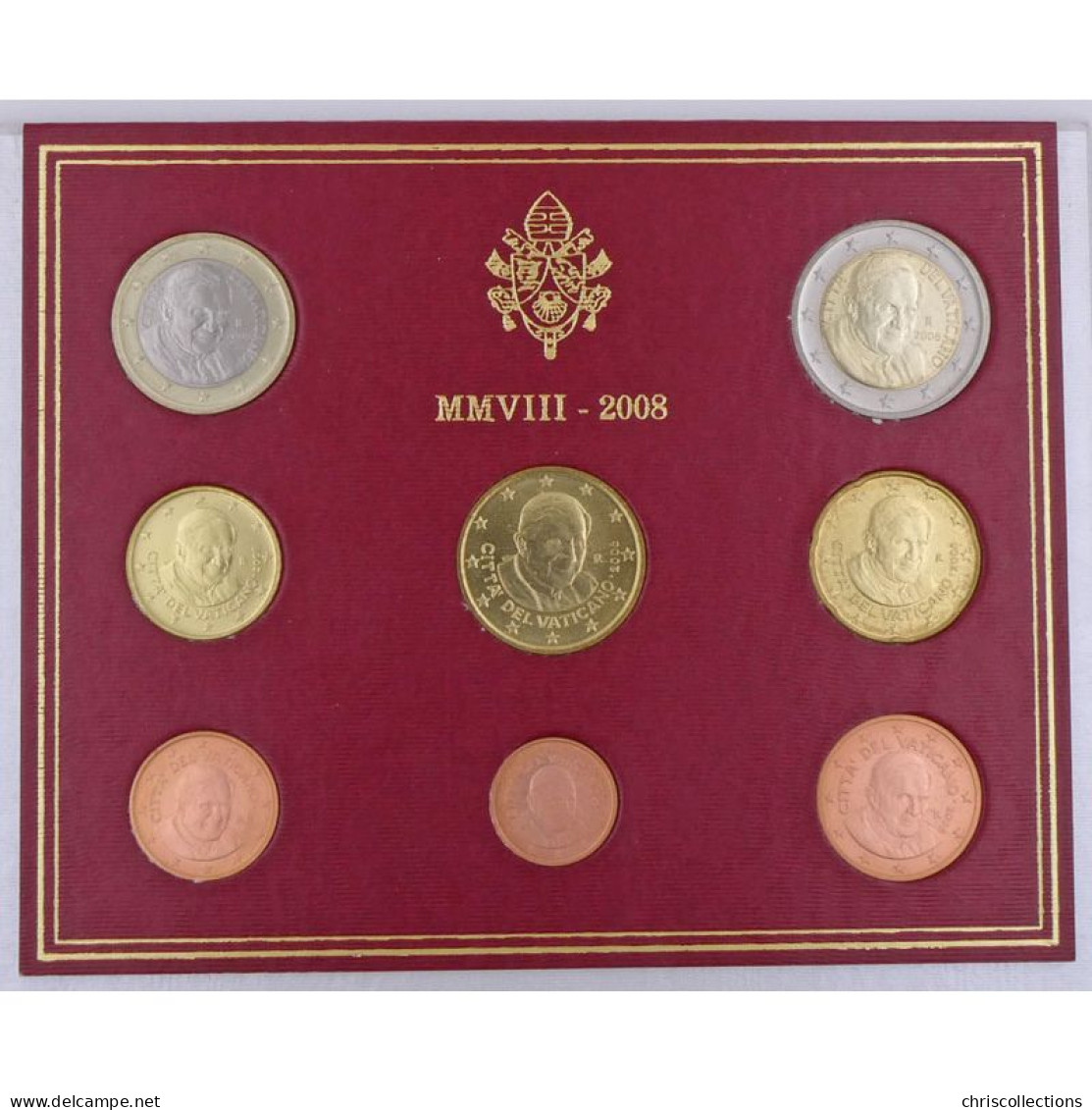  Euro, Vatican, Coffret Brillant Universel 2008 - Vaticaanstad