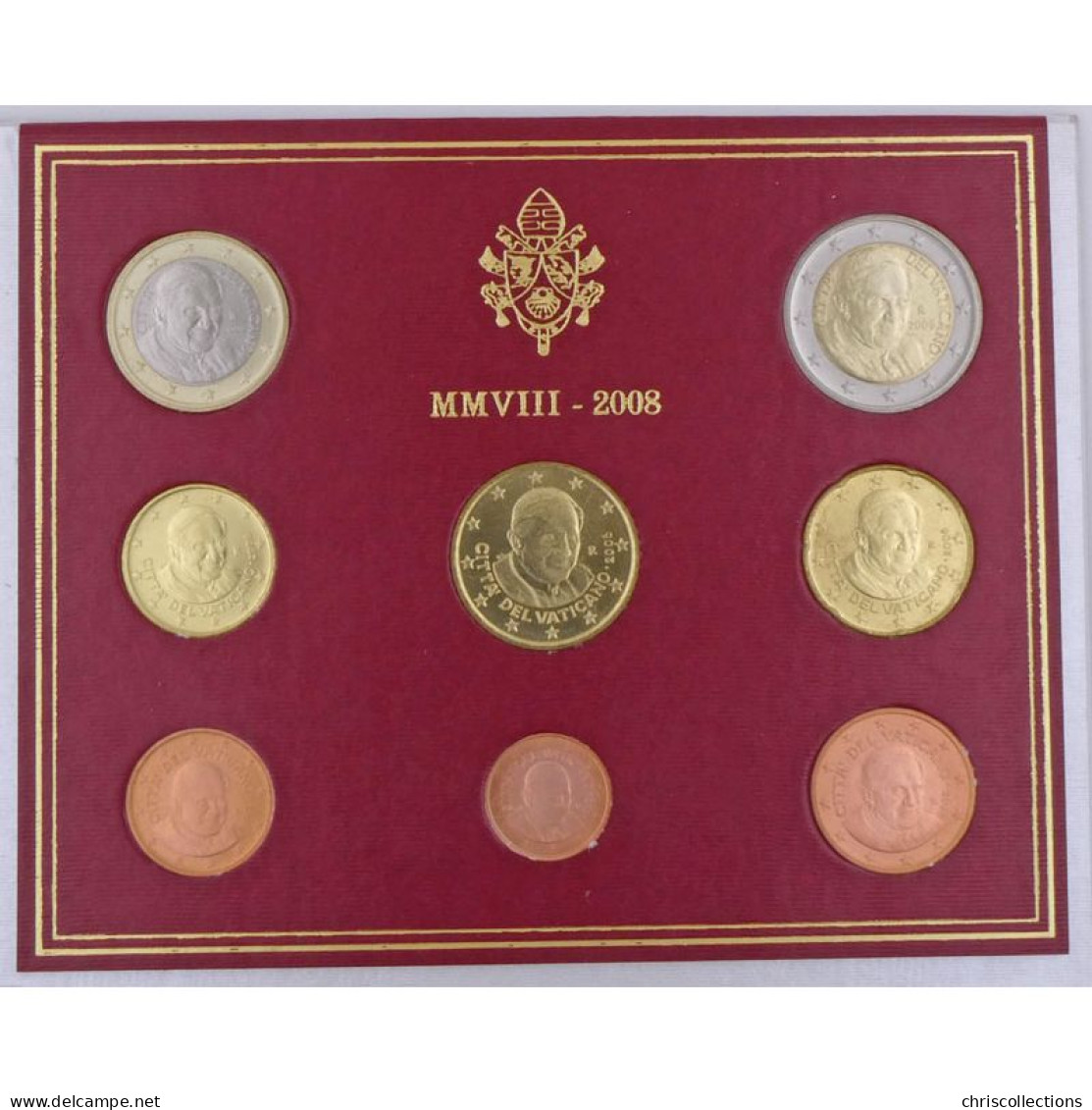  Euro, Vatican, Coffret Brillant Universel 2008 - Vaticano