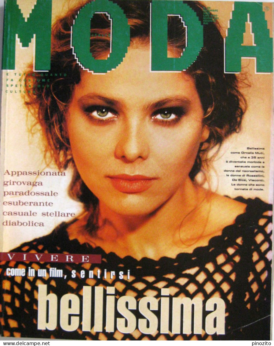 MODA 69 1989 Ornella Muti Gina Lollobrigida Andie MacDowell Lauren Hutton Emmanelle Béart Sandra Bernhard - Mode