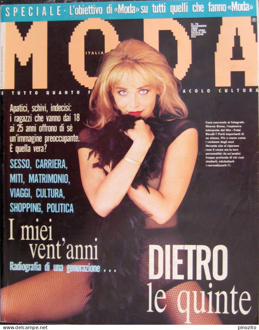 MODA 79 1990 Sharon Stone Janet Jackson Tatiana Patitz Patricia Millardet Ayrton Senna - Mode