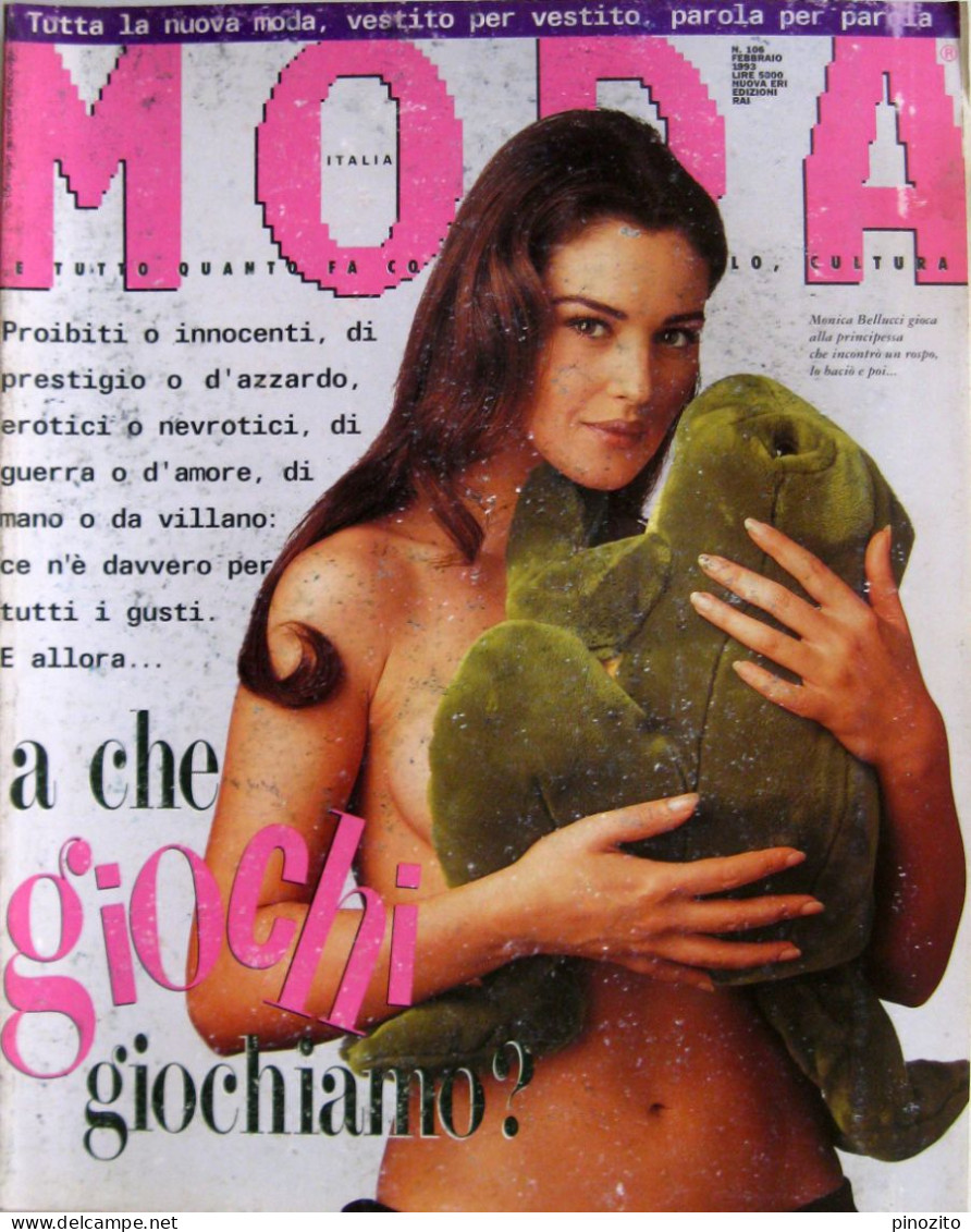 MODA 106 1993 Monica Bellucci Geena Davis Cindy Crawford Al Bano Romina Power - Mode