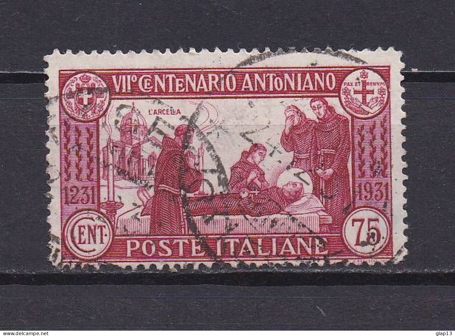 ITALIE 1931 TIMBRE N°277 OBLITERE SAINT ANTOINE - Oblitérés