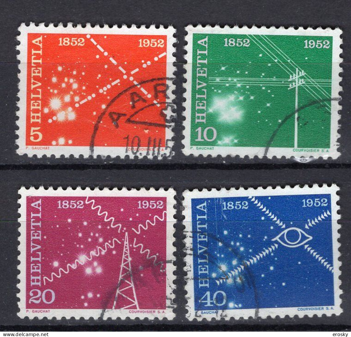 T2021 - SUISSE SWITZERLAND Yv N°517/20 - Used Stamps