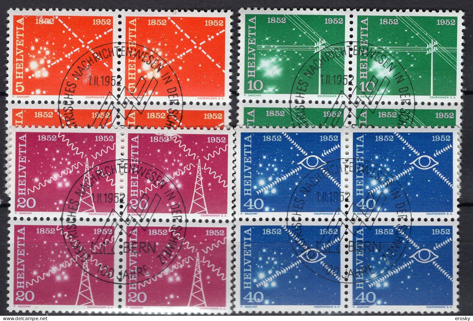 T2023 - SUISSE SWITZERLAND Yv N°517/20 Bloc - Used Stamps