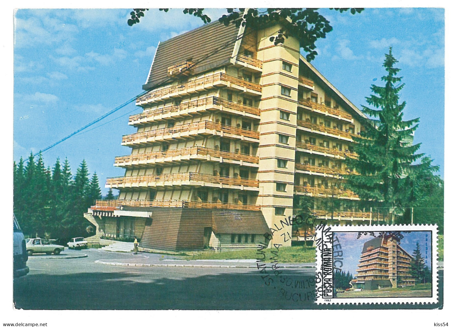 MAX 57 - 713 Statiunea PREDEAL, Romania - Maximum Card - 1982 - Maximum Cards & Covers