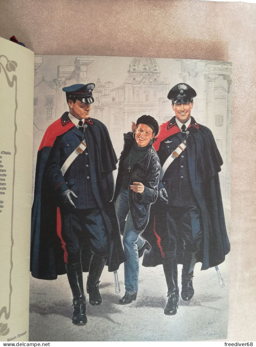 CARABINIERI Calendario 1999 Illustratore Renato Casaro Divise Corazzieri Cacciatori Folgore - Formato Grande : 1991-00