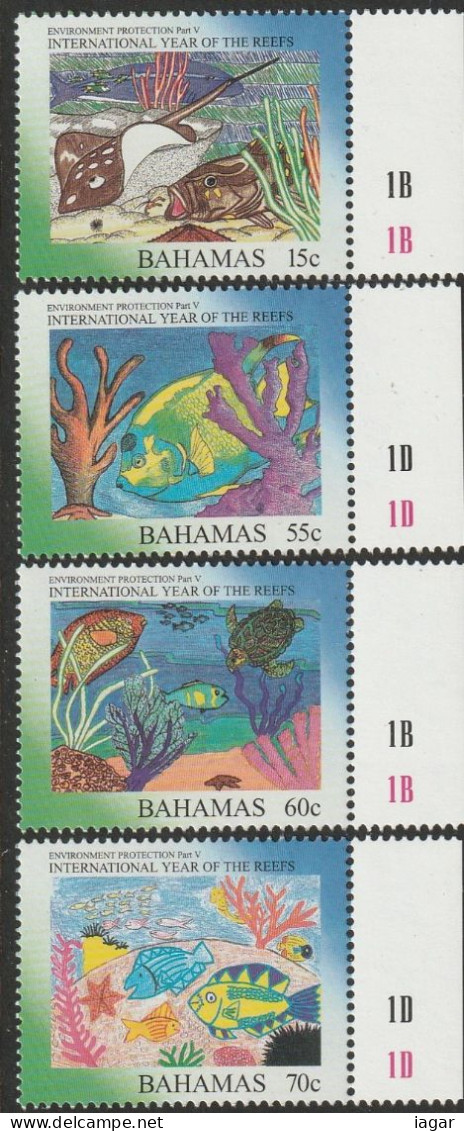 THEMATIC ENVIRONMENT PROTECTION: INTERNATIONAL YEAR OF THE REEFS. UNDERWATER SCENES    -  BAHAMAS - Environment & Climate Protection