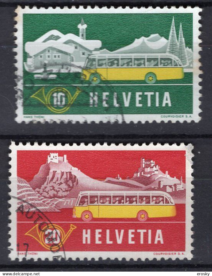 T2029 - SUISSE SWITZERLAND Yv N°537/38 - Used Stamps