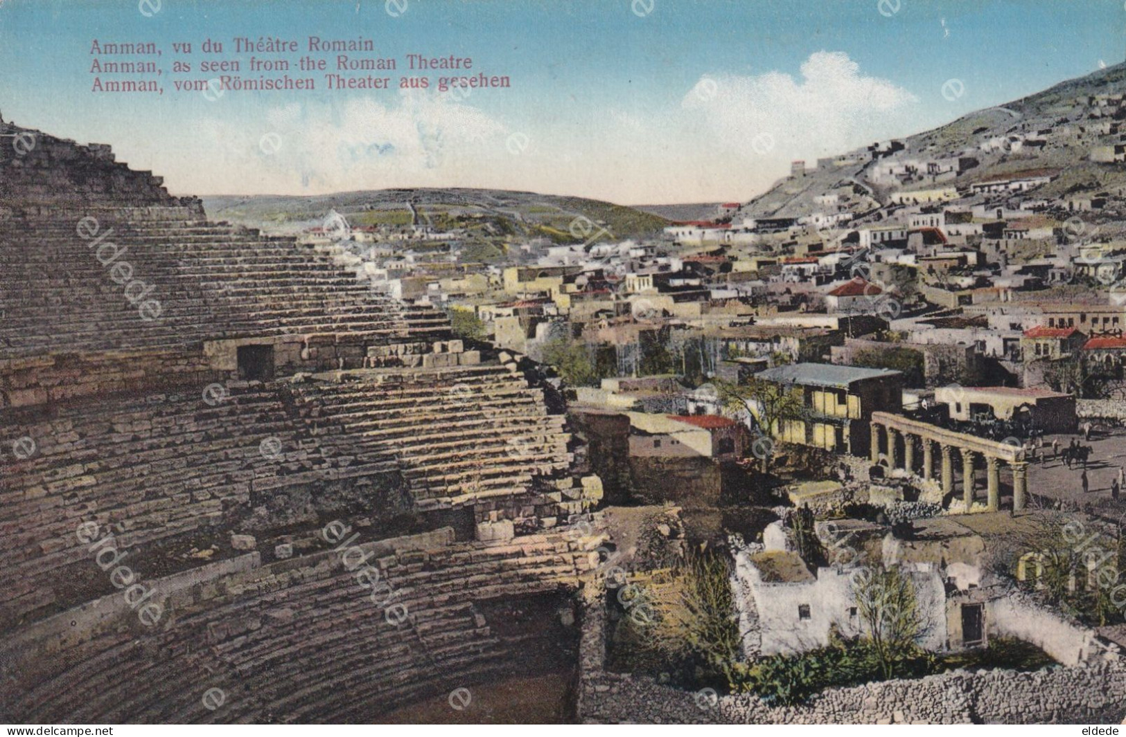 Amman As Seen From The Roman Theatre Edit Vester No 56 - Jordanie
