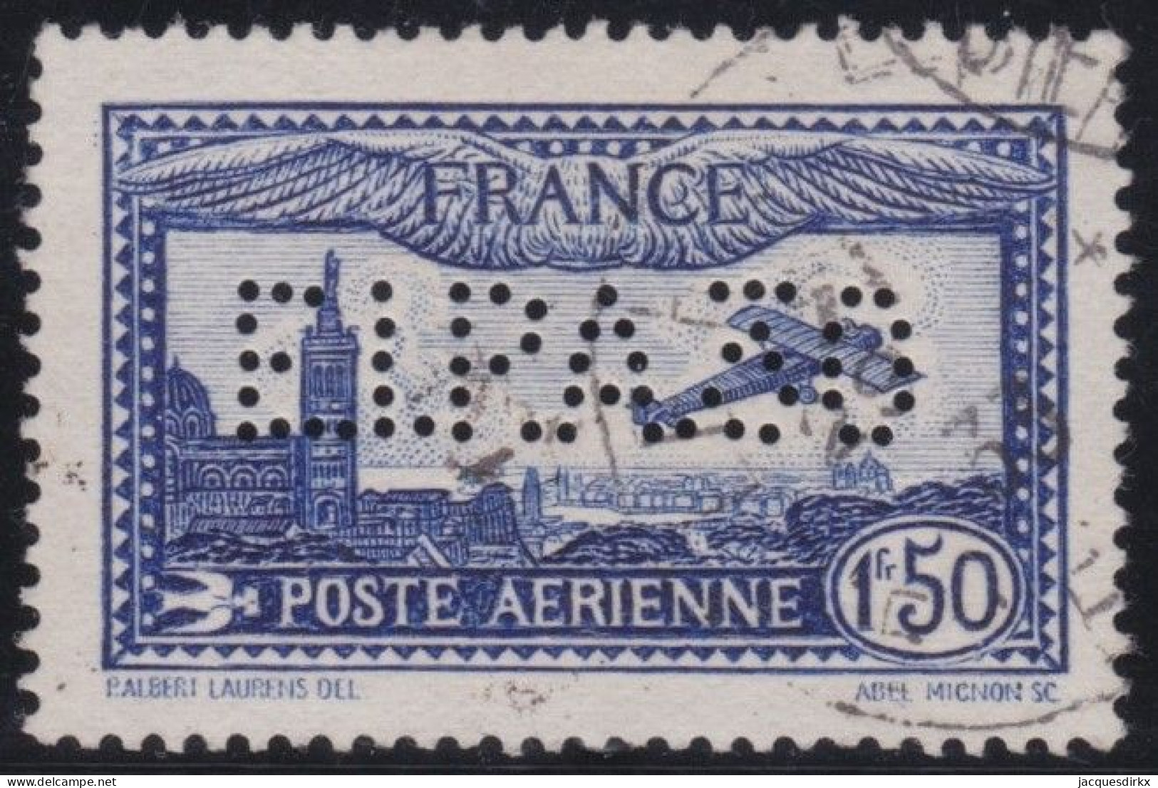 France  .  Y&T   .   PA  6c  (2 Scans)     .    O       .     Oblitéré - 1927-1959 Usati