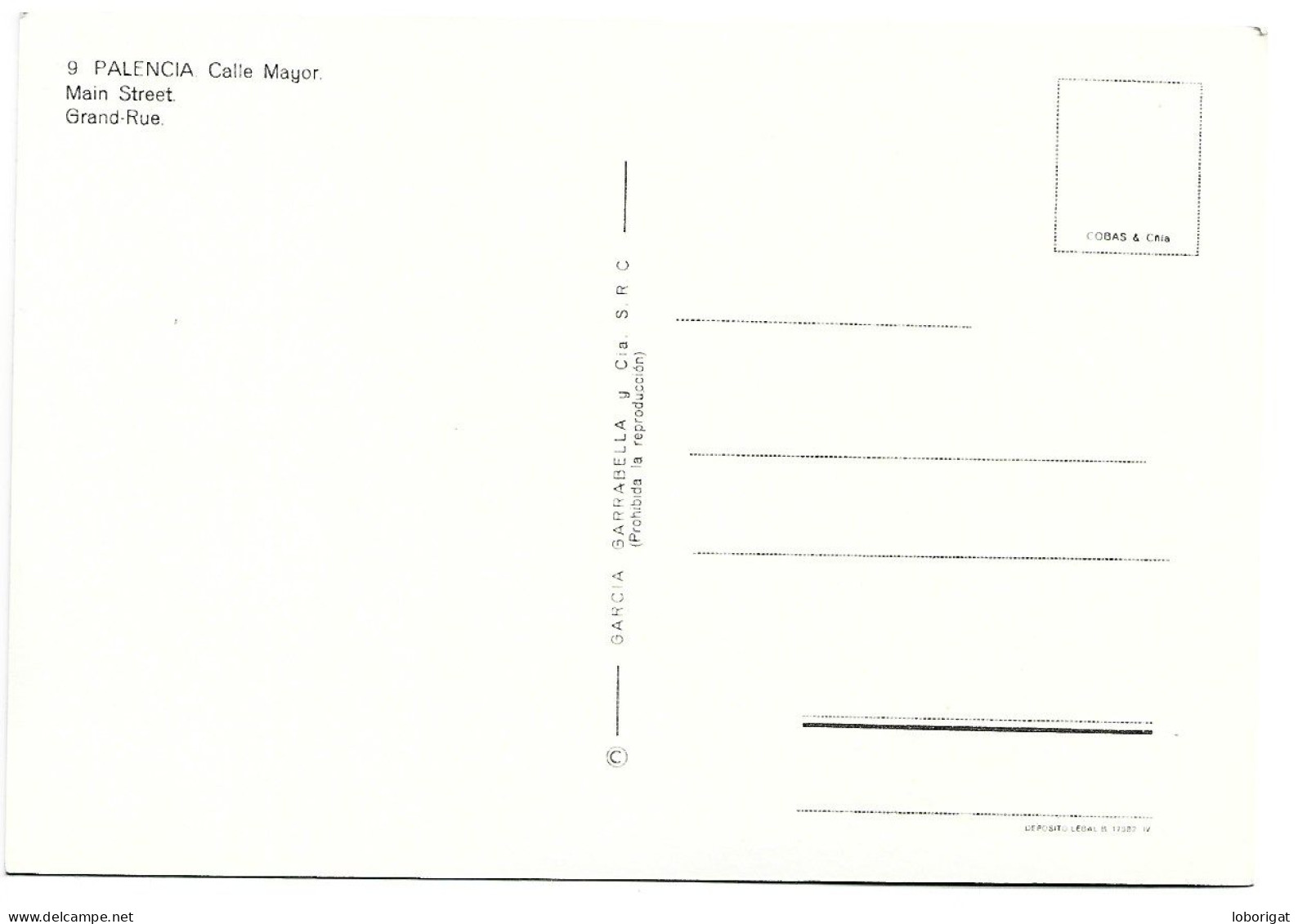CALLE MAYOR / MAIN STREET / GRAND-RUE.-  PALENCIA.- ( ESPAÑA). - Palencia