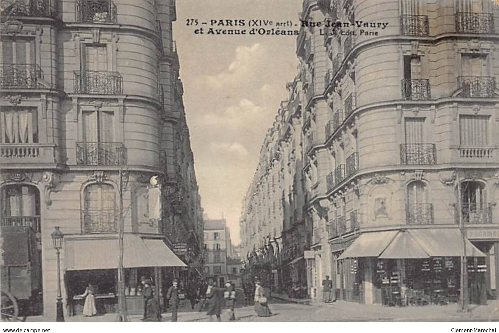 PARIS - Rue Jean Vaury Et Avenue D'Orléans - Très Bon état - Arrondissement: 14