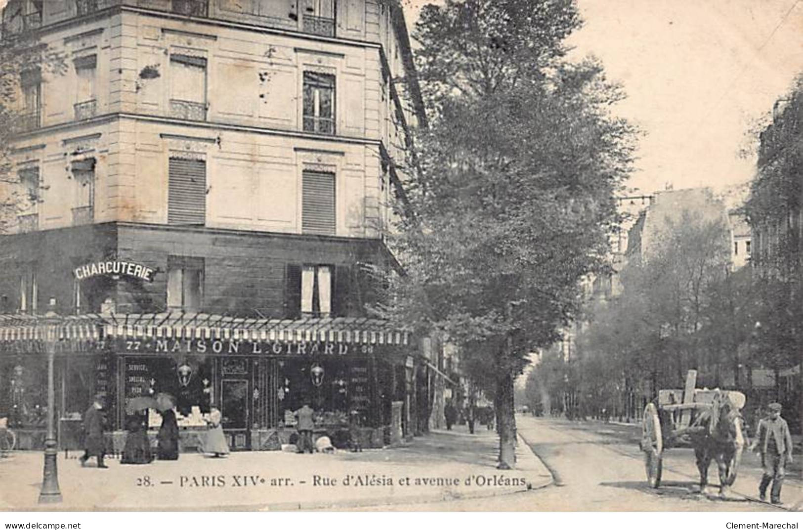 PARIS - Rue D'Alésia Et Avenue D'Orléans - Très Bon état - Arrondissement: 14