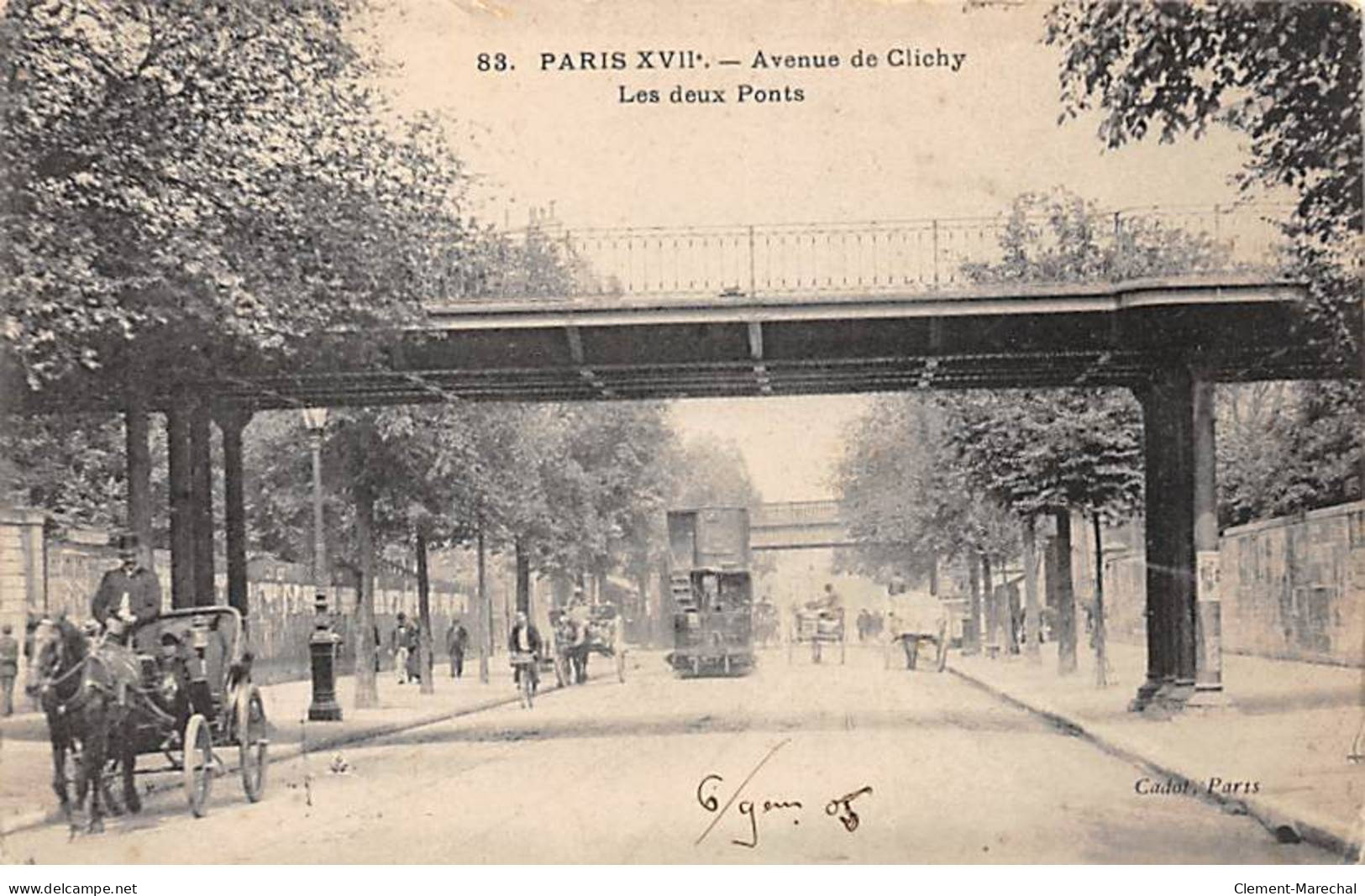 PARIS - Avenue De Clichy - Les Deux Ponts - Très Bon état - Arrondissement: 17