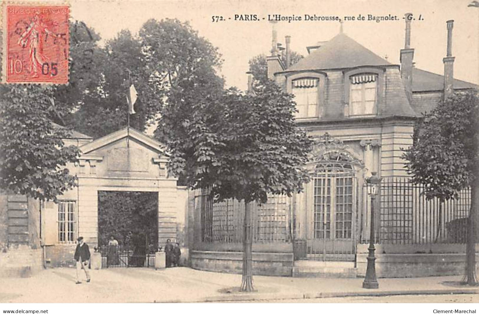 PARIS - L'Hospice Debrousse - Rue De Bagnolet - Très Bon état - Arrondissement: 20