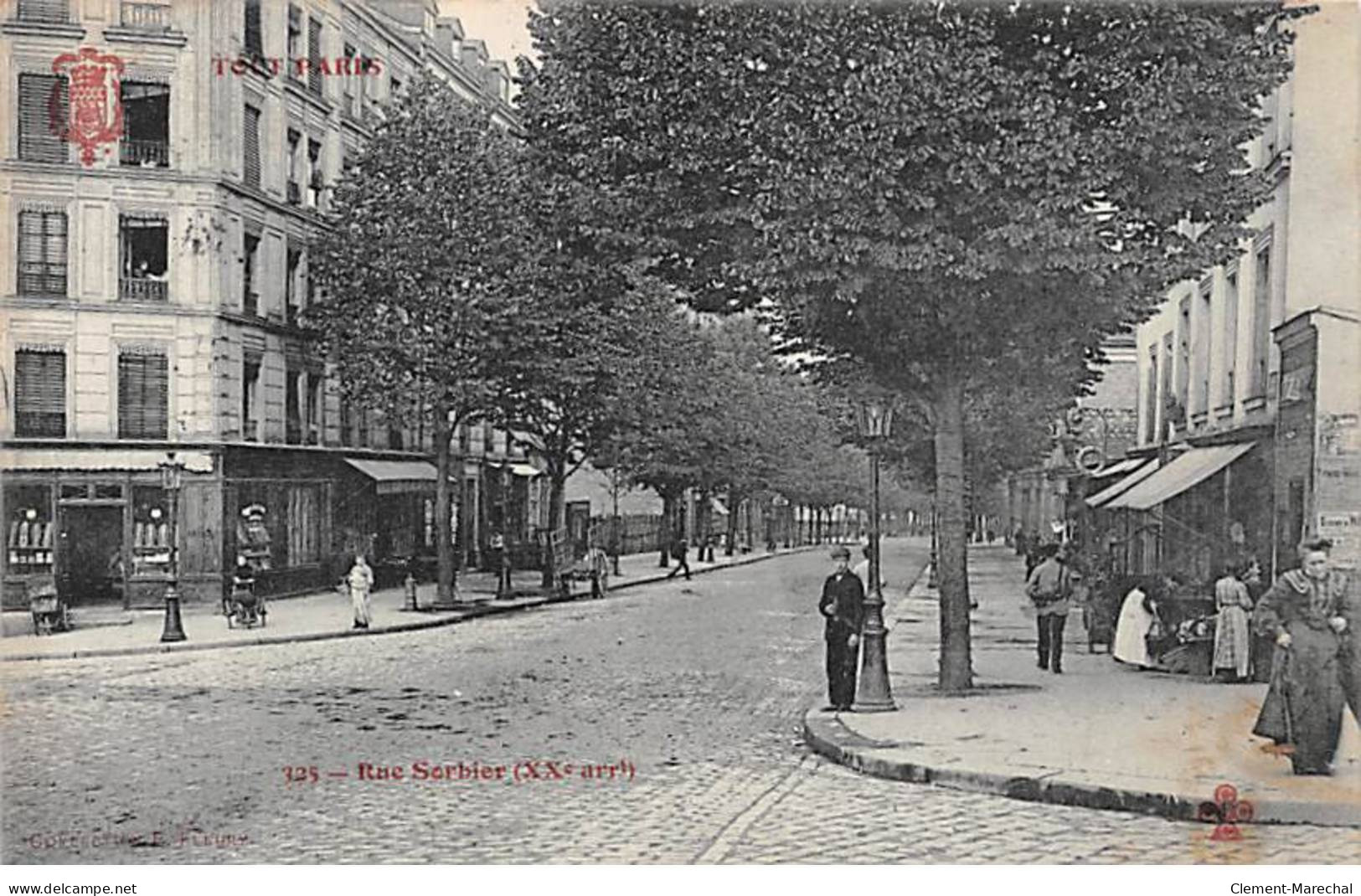TOUT PARIS - Rue Sorbier - F. Fleury - Très Bon état - Arrondissement: 20
