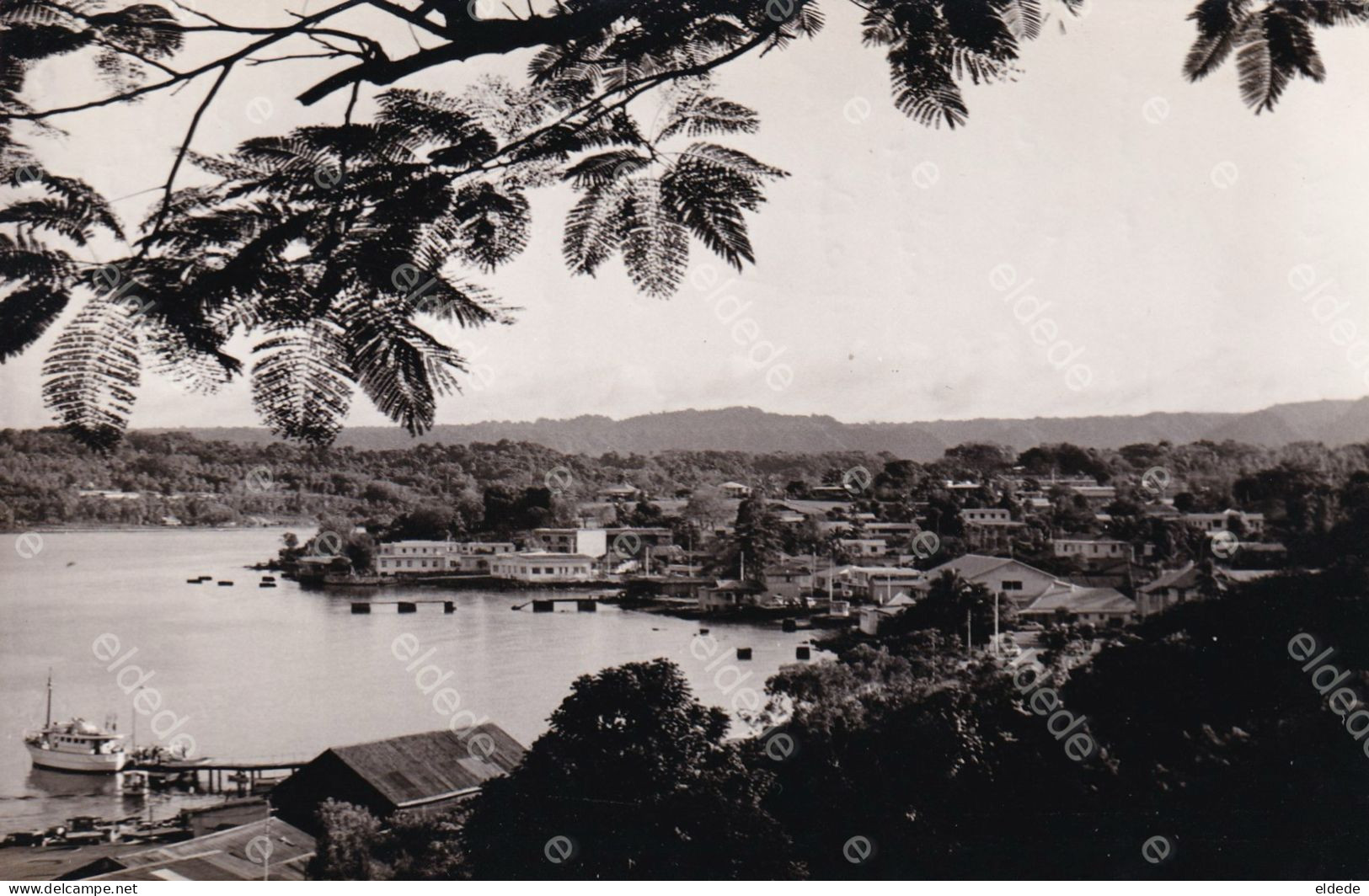 Real Photo Port Vila  New Hebrides Vanuatu  Written 1964 Edit Fung Kuei - Vanuatu
