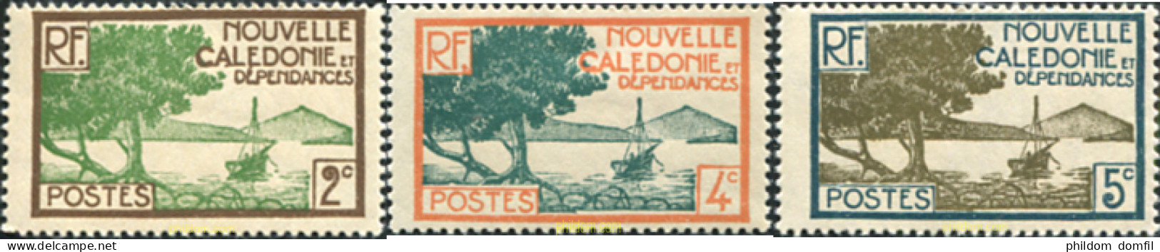 727118 HINGED NUEVA CALEDONIA 1928 SERIE BASICA - Unused Stamps