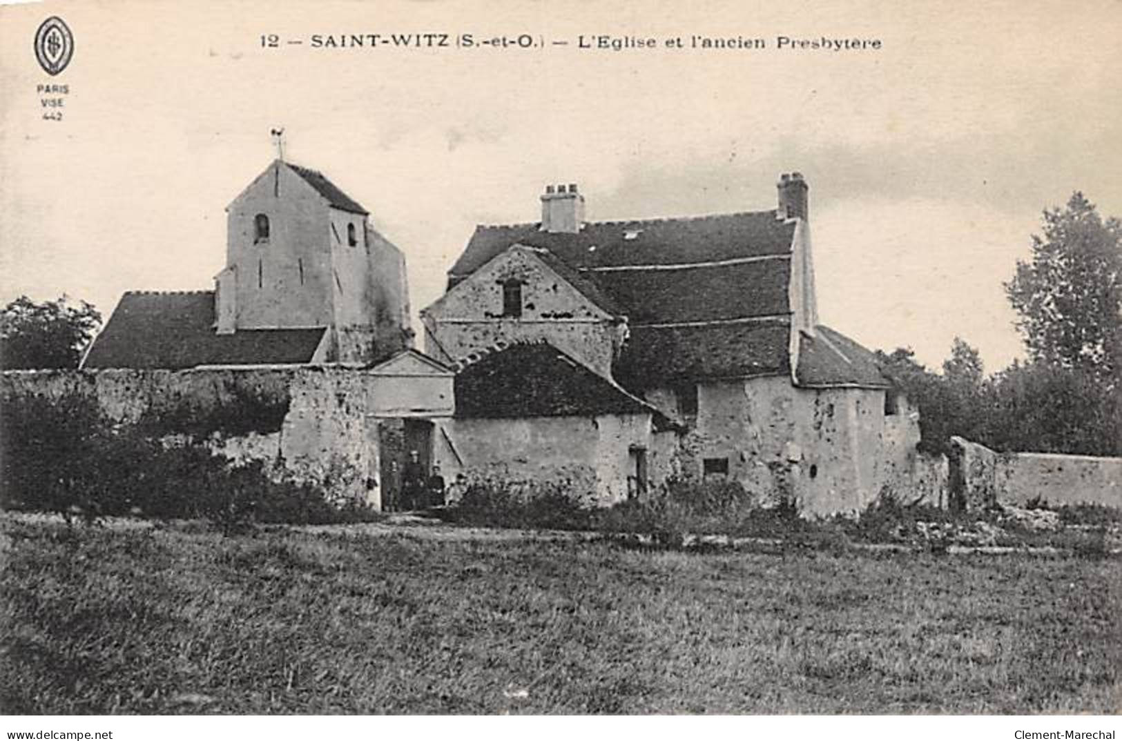 SAINT WITZ - L'Eglise Et L'ancien Presbytère - Très Bon état - Saint-Witz