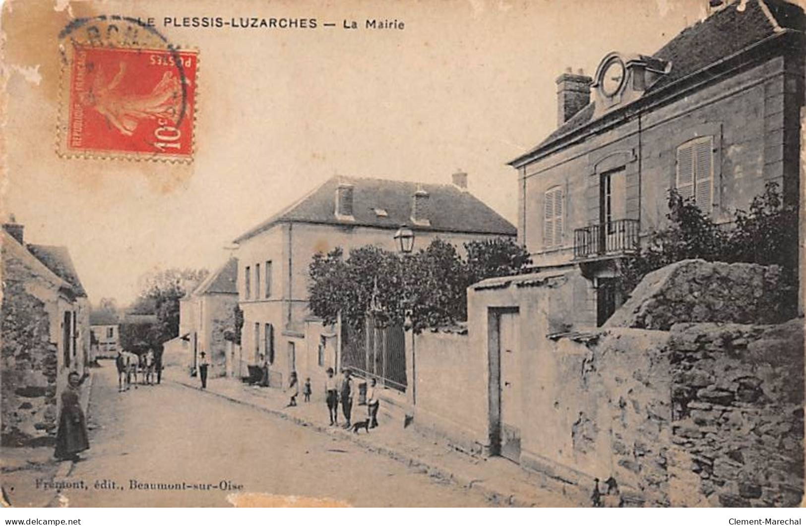 LE PLESSIS - LUZARCHES - La Mairie - état - Le Plessis Bouchard