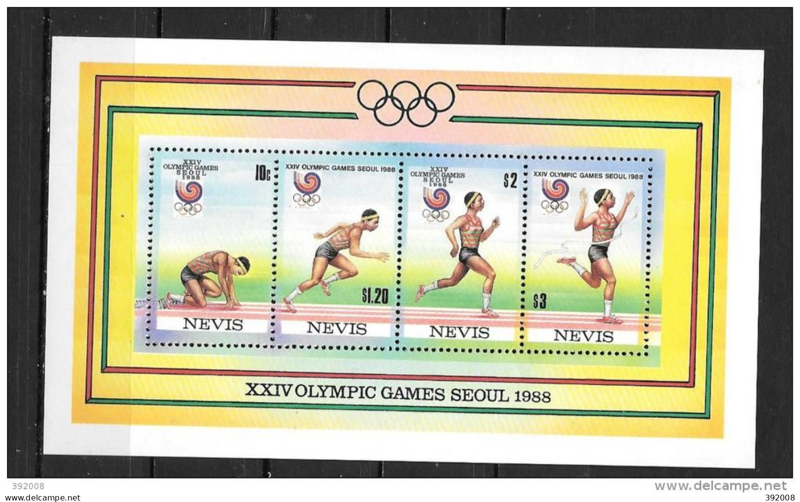 NEVIS - BF 21**MNH - Summer 1988: Seoul