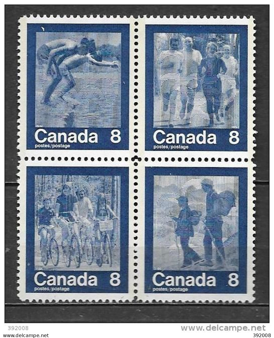 CANADA - N° 526 à 529**MNH - Zomer 1976: Montreal