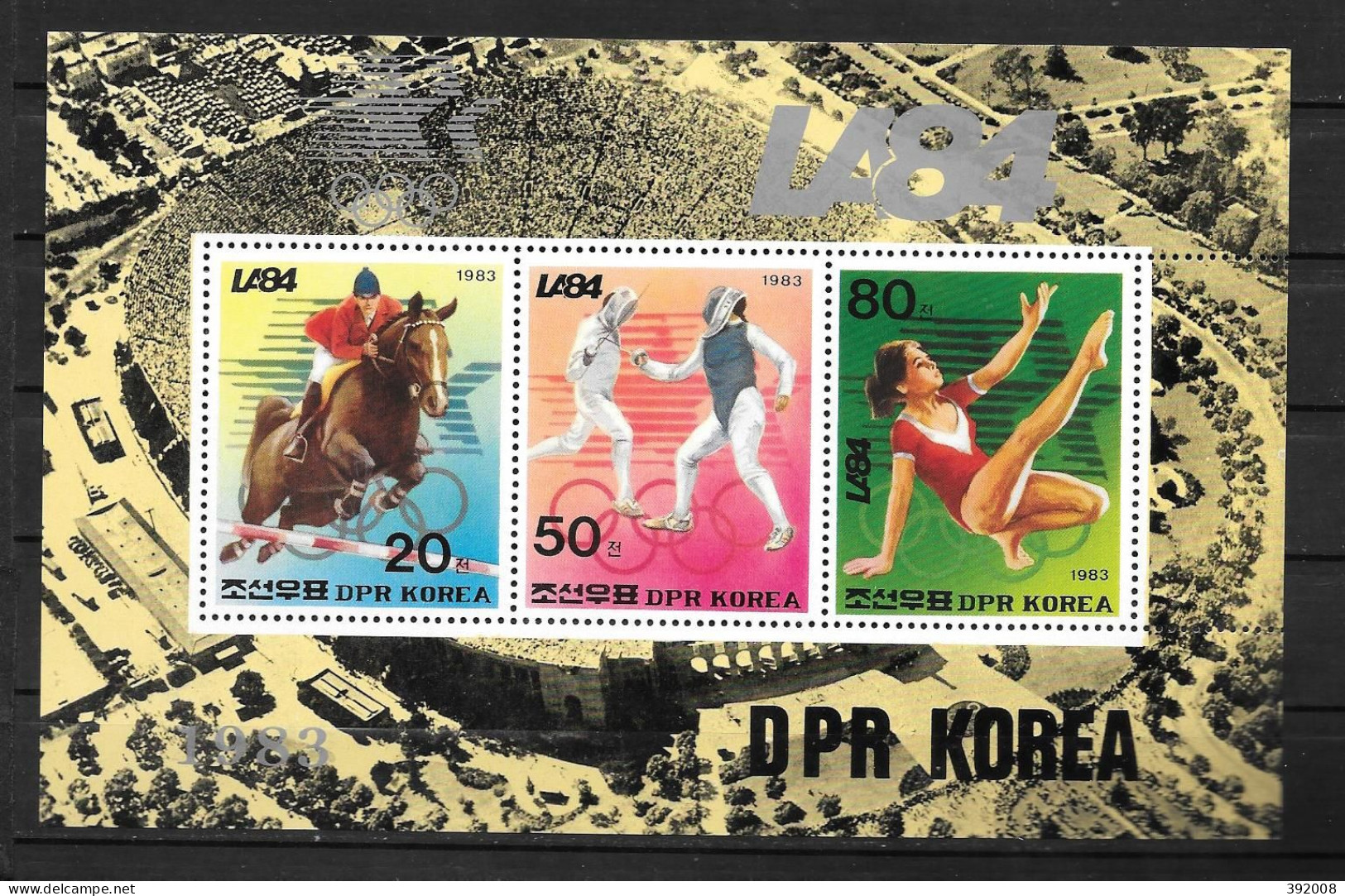 COREE DU NORD - BF ??? **MNH - 1 - Ete 1984: Los Angeles