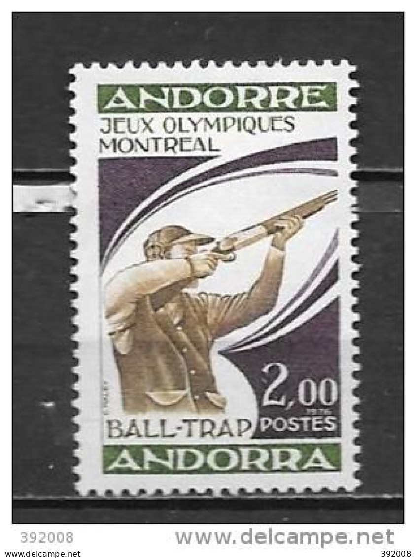 ANDORRE - N° 256**MNH - Verano 1976: Montréal