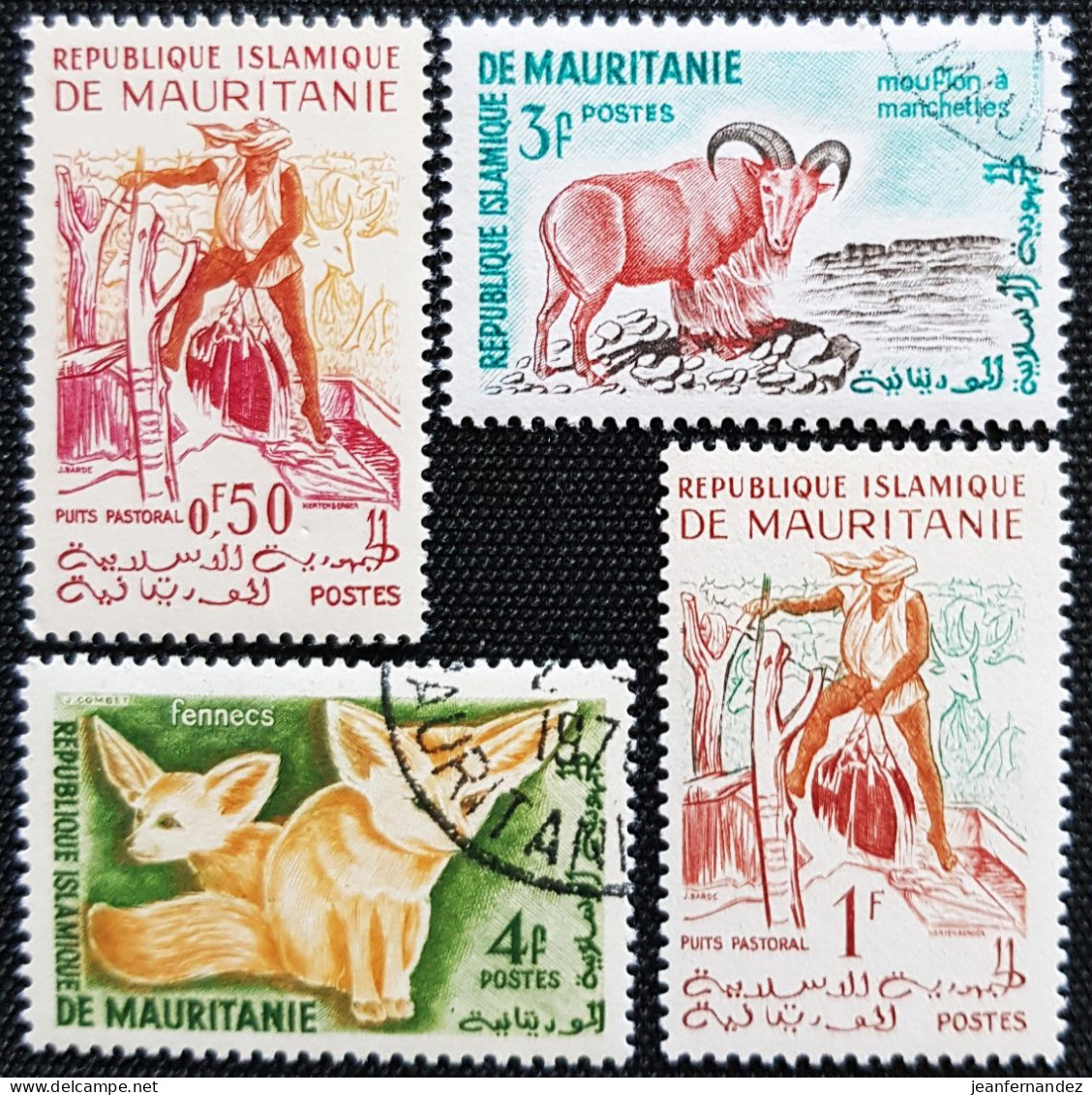 Mauritanie 1960 Local Motives  Stampworld N° 163_164_166_167 - Mauritanie (1960-...)