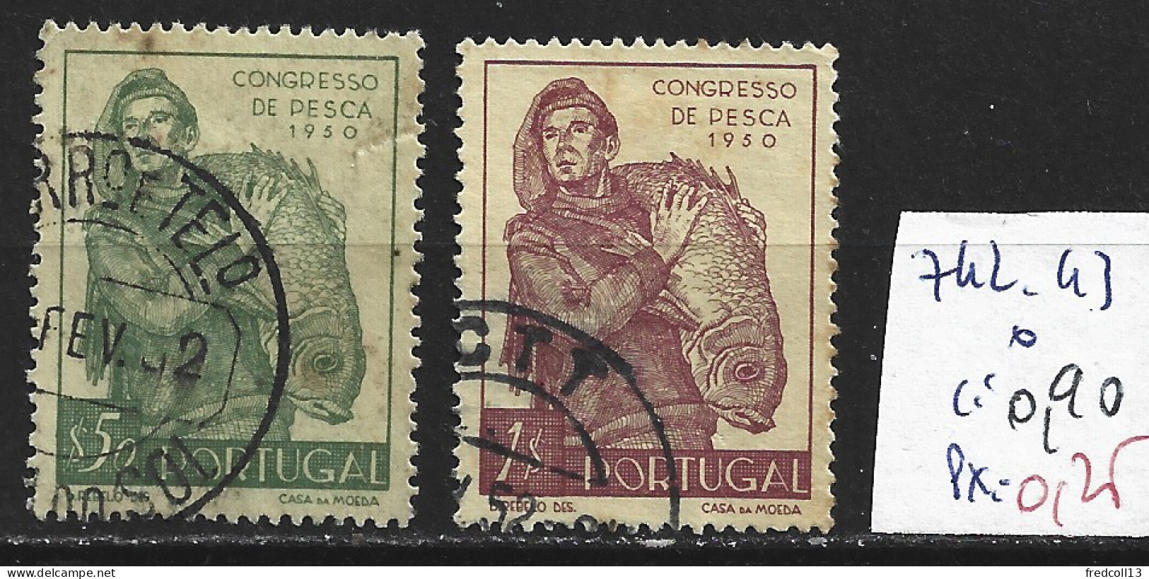 PORTUGAL 742-43 Oblitérés Côte 0.90 € - Used Stamps
