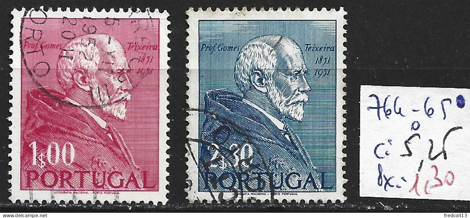 PORTUGAL 764-65 Oblitérés Côte 5.25 € - Used Stamps