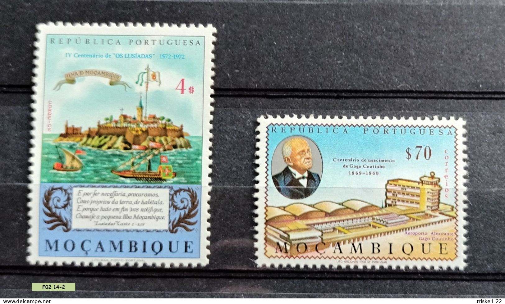 Mozambique : Lot De 2 Timbres Neufs - Mozambique