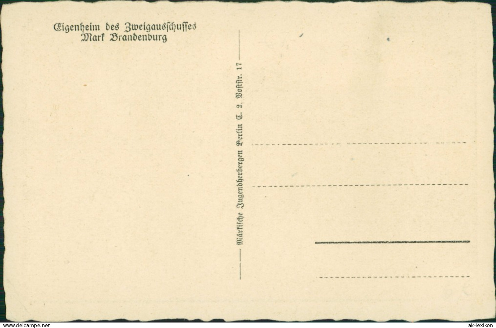 Ansichtskarte Boblitz-Lübbenau (Spreewald) Lubnjow Jugendherberge 1928 - Lübbenau