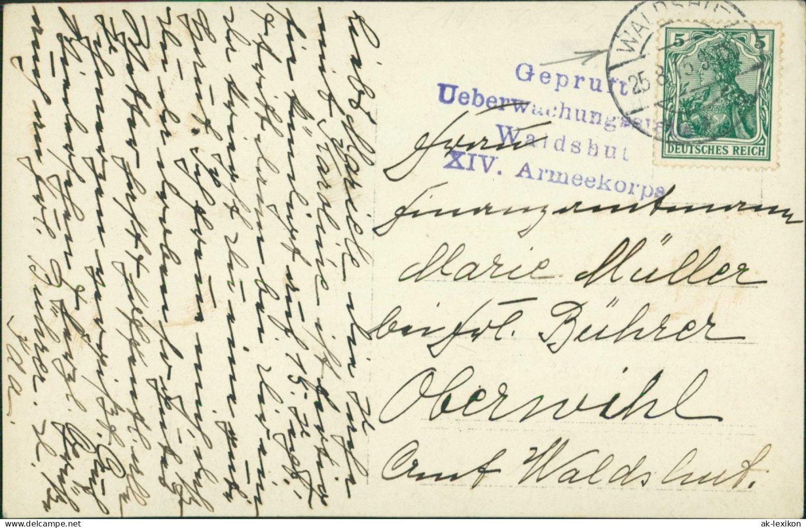 Ansichtskarte Waldshut-Tiengen Umzug, Straße Und Geschäft 1915 Privatfoto  - Waldshut-Tiengen