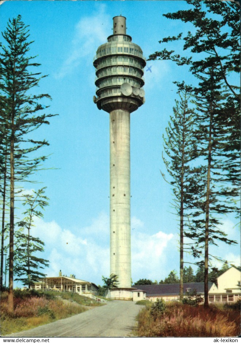 Ansichtskarte Steinthaleben-Kyffhäuserland Kulpenberg - Fernsehturm 1972 - Kyffhäuser