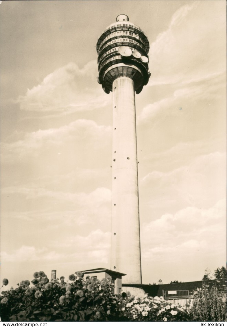 Ansichtskarte Steinthaleben-Kyffhäuserland Kulpenberg - Fernsehturm 1967 - Kyffhaeuser