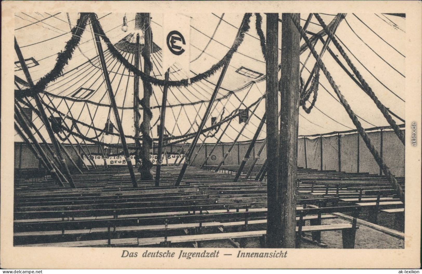 Ansichtskarte Woltersdorf Das Deutsche Jugendzelt 1930  - Woltersdorf