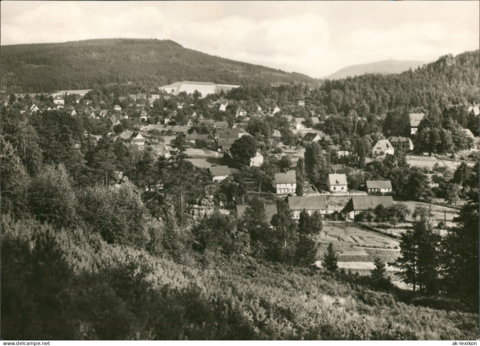 Jonsdorf Panorama-Ansicht Zittauer Gebirge, Buchberg, Hochwald 1969 - Jonsdorf