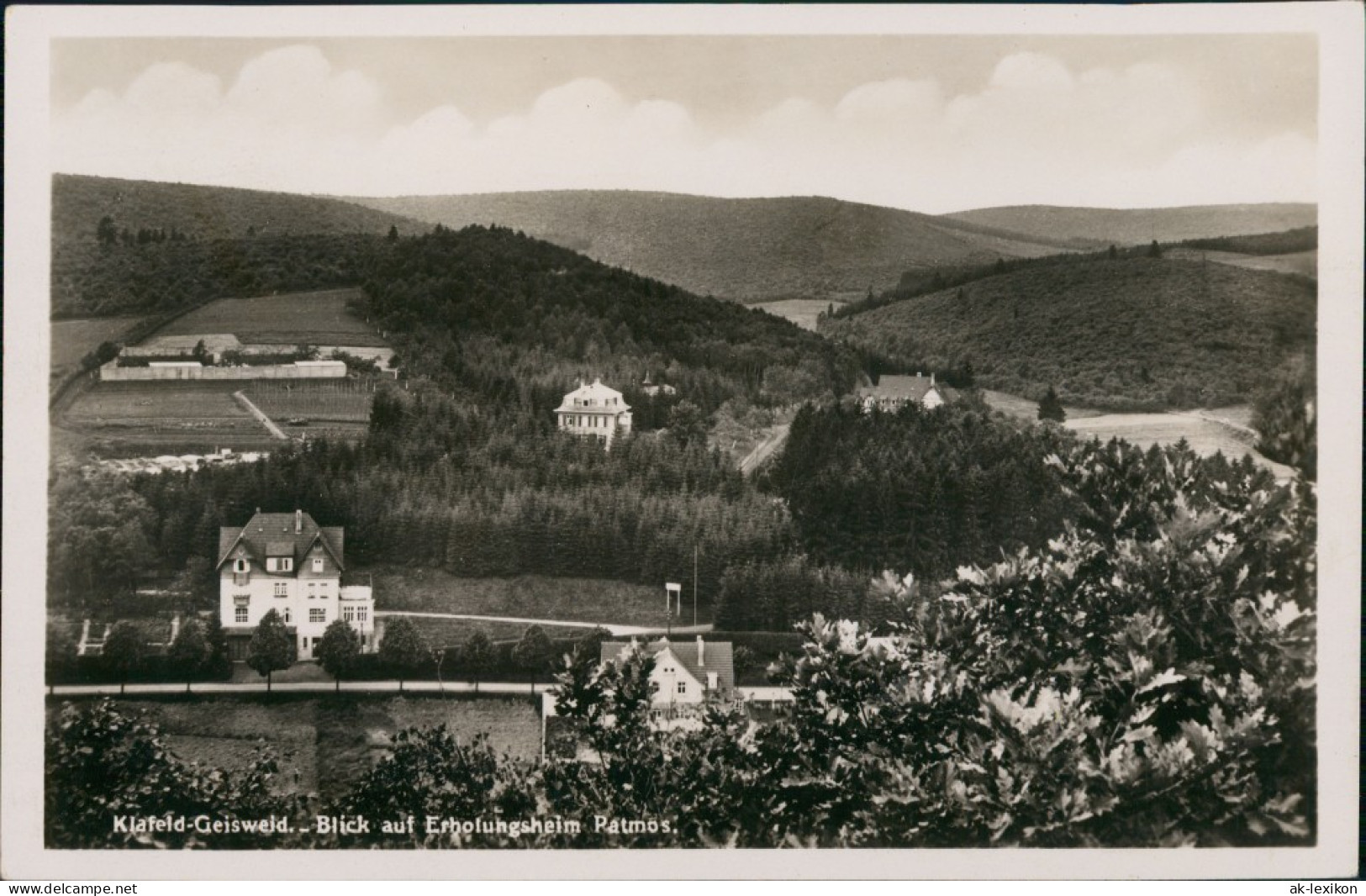 Ansichtskarte Geisweid-Siegen Klafeld Erholungsheim Patmos 1932 - Siegen