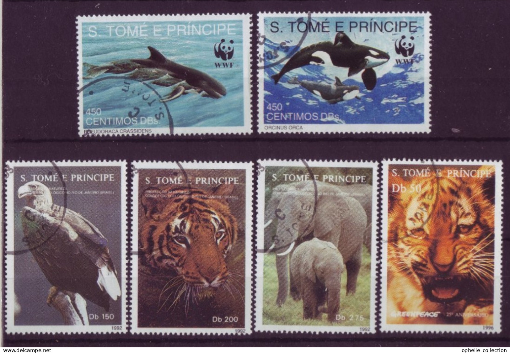 Afrique - St Thome - Faune - 6 Timbres Différents - 6789 - São Tomé Und Príncipe