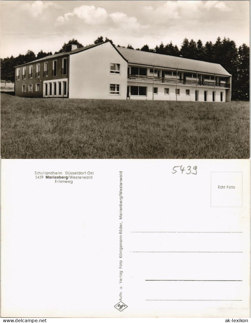 Ansichtskarte Bad Marienberg (Westerwald) Schullandheim 1964 - Bad Marienberg